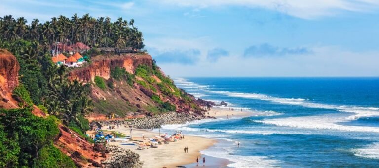Varkala Cliff and Papanasam Beach