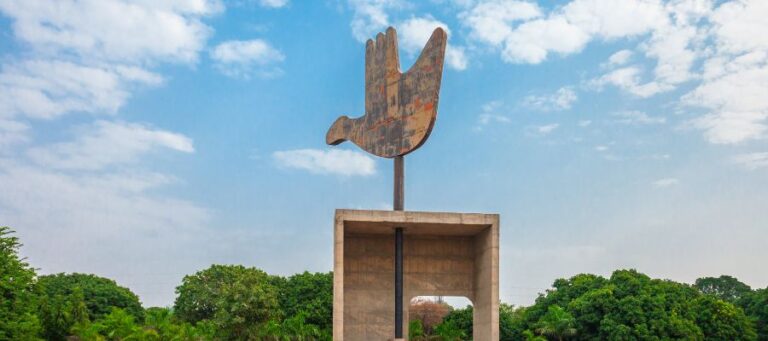 Capitol Complex and Open Hand Monument