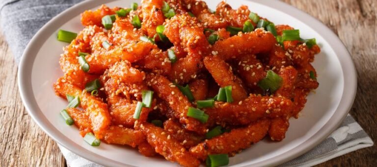 Honey chilli potato