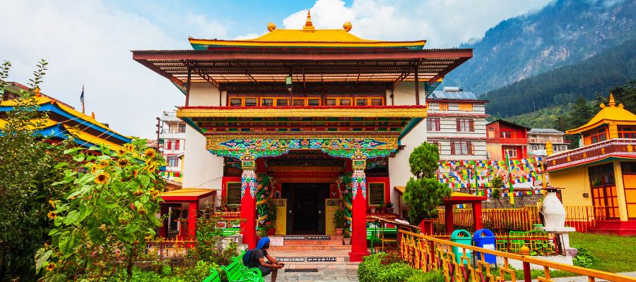 Manali Gompa And Himalayan Nyingmapa Monastery (Gadhan Thekchhokling)